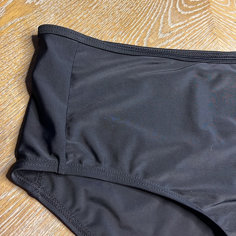 DACI Black High - Waisted Hipster Swimwear Bikini Bottoms S - Picture 3 of 6
